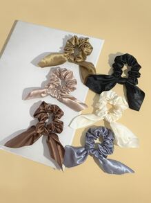 6 chiếc khăn buộc tóc chắc chắn - Nhiều màu - Xem 1