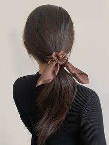 6 chiếc khăn buộc tóc chắc chắn - Nhiều màu - Xem 5