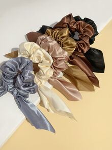 6 chiếc khăn buộc tóc chắc chắn - Nhiều màu - Xem 8