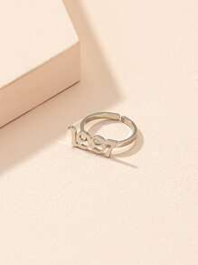 Nhẫn trang trí số năm - Bạc - Xem 4