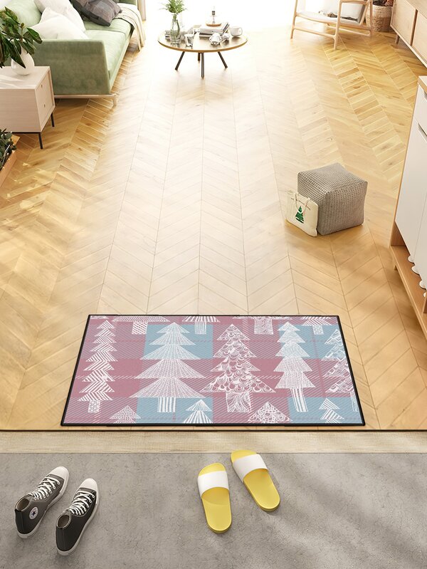 Tree Pattern Door Mat SHEIN USA