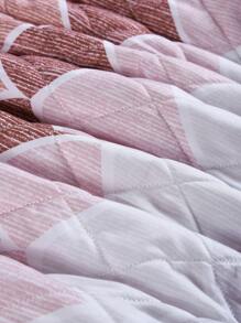 魚鱗圖案衍縫床單套裝 - 彩色 - 查看 7