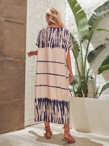 EMERY ROSE 紮染蝙蝠袖連衣裙 - 彩色 - 查看 2