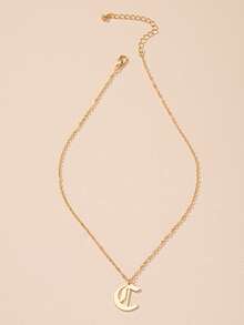 Vòng cổ Charm chữ - Vàng - Xem 3