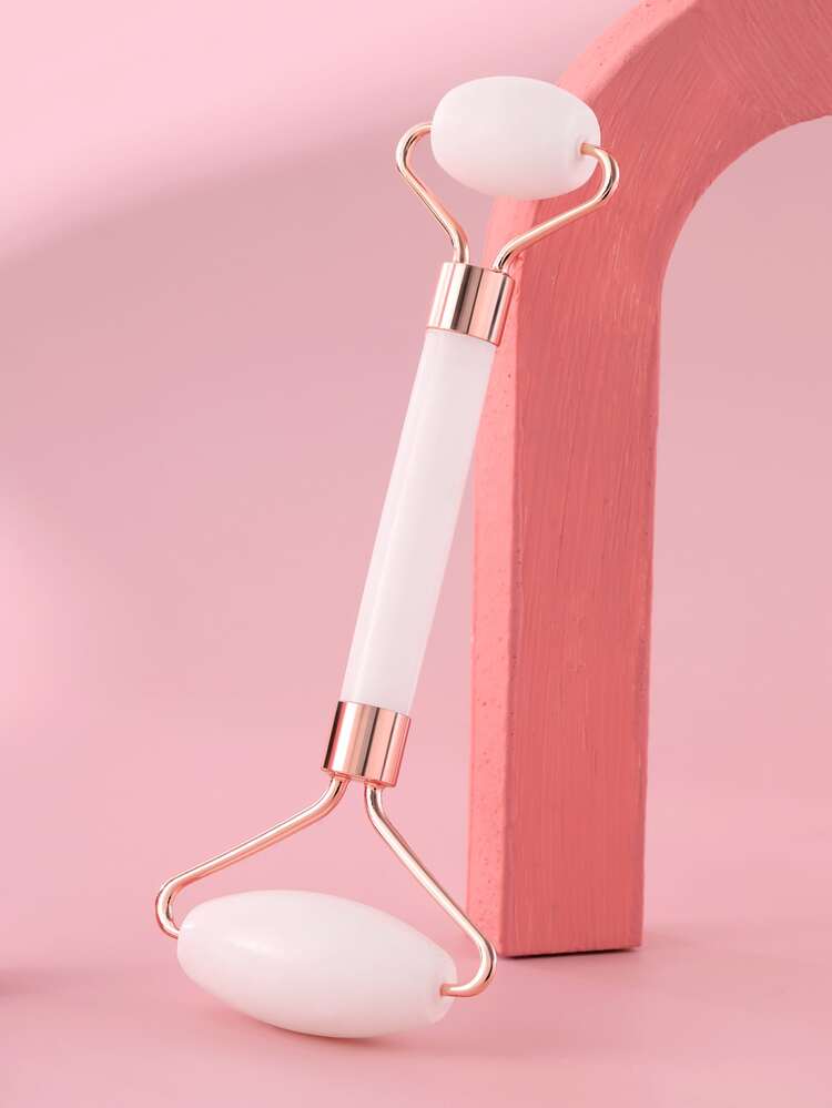 1pc Stone Facial Massage Roller - Multicolor - View 2