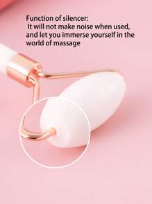 1pc Stone Facial Massage Roller - Multicolor - View 4