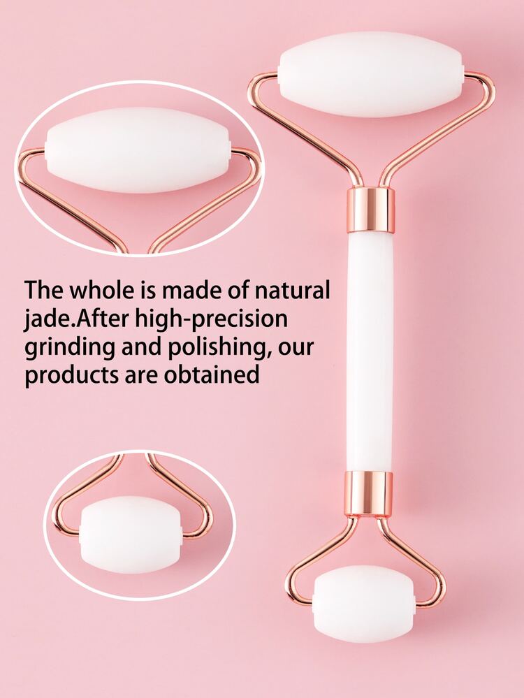 1pc Stone Facial Massage Roller - Multicolor - View 5