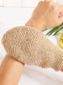 1入組素色沐浴手套 - 卡其色 - 查看 1