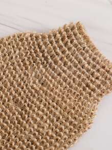 1入組素色沐浴手套 - 卡其色 - 查看 4