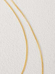 MOTF PREMIUM 2PCS FIGURE CHARM NECKLACE Copper Jewelry