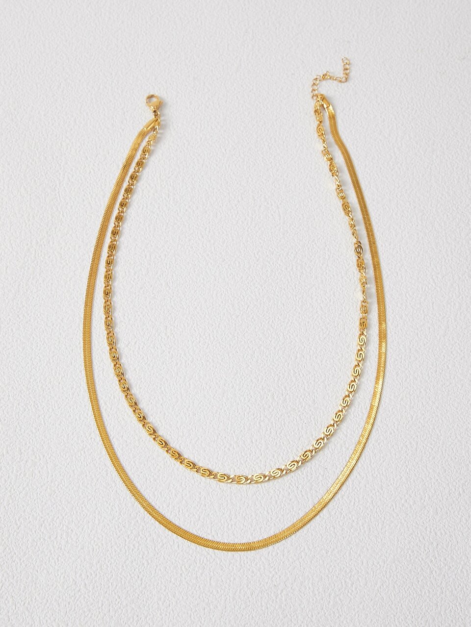 MOTF MINIMALIST LAYERED CHAIN NECKLACE