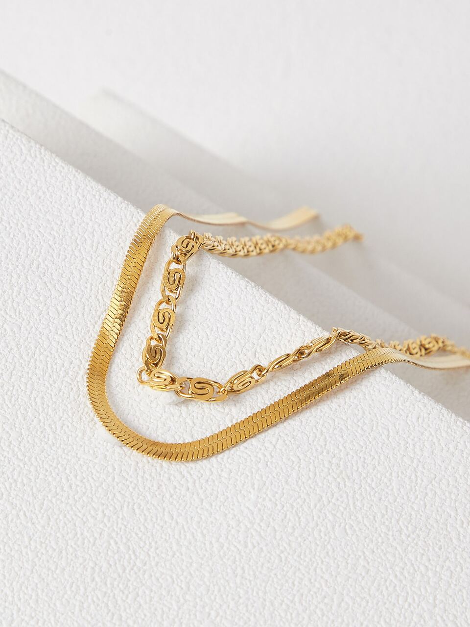 MOTF MINIMALIST LAYERED CHAIN NECKLACE