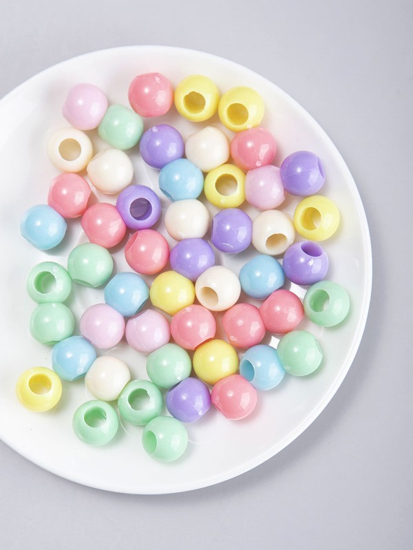 50pcs Simple Hair Bead Boho Hair Clips, School Stuff, Hairpin, Accessories,Summer,Holiday,Travel, Head Accessories,Festival,Party