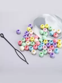 50 chiếc kẹp tóc đính hạt đơn giản phong cách Boho, đồ dùng học tập, kẹp tóc, phụ kiện. - Nhiều màu - Xem 4