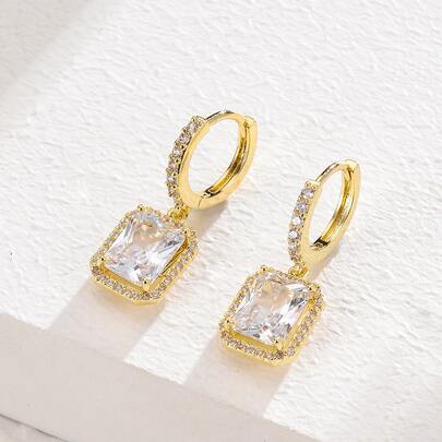 Geometric Drop Earrings