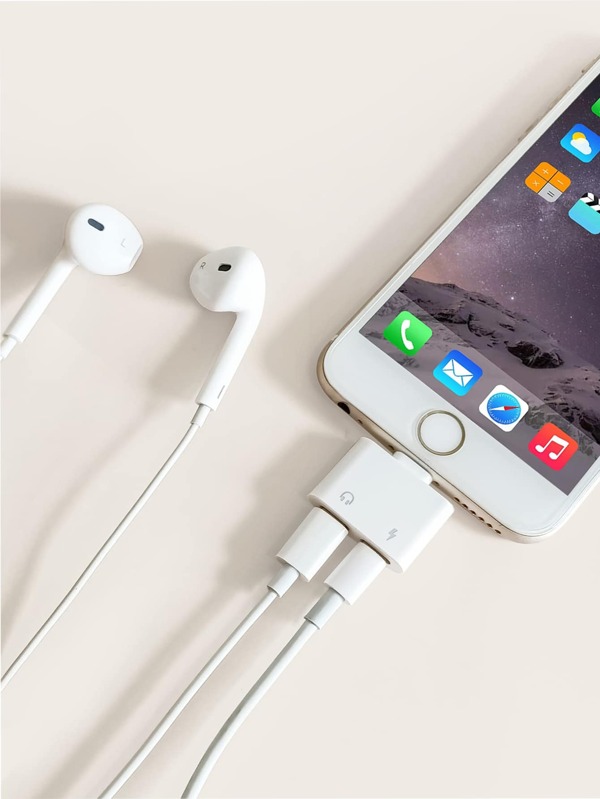 2 en 1 adaptador de cargador