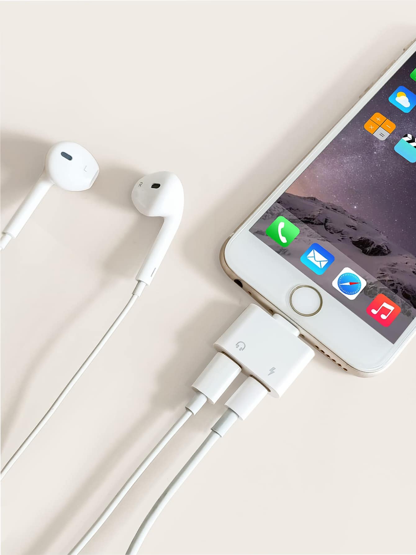 2 en 1 adaptador de cargador