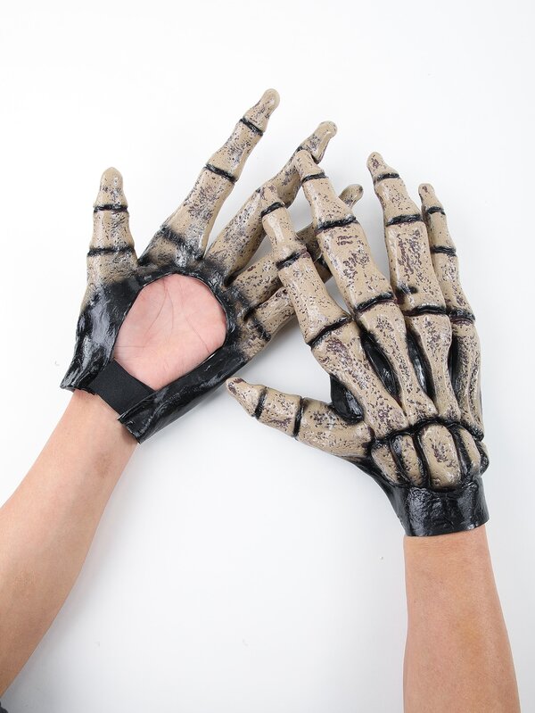 Skeleton Costume Gloves SHEIN USA