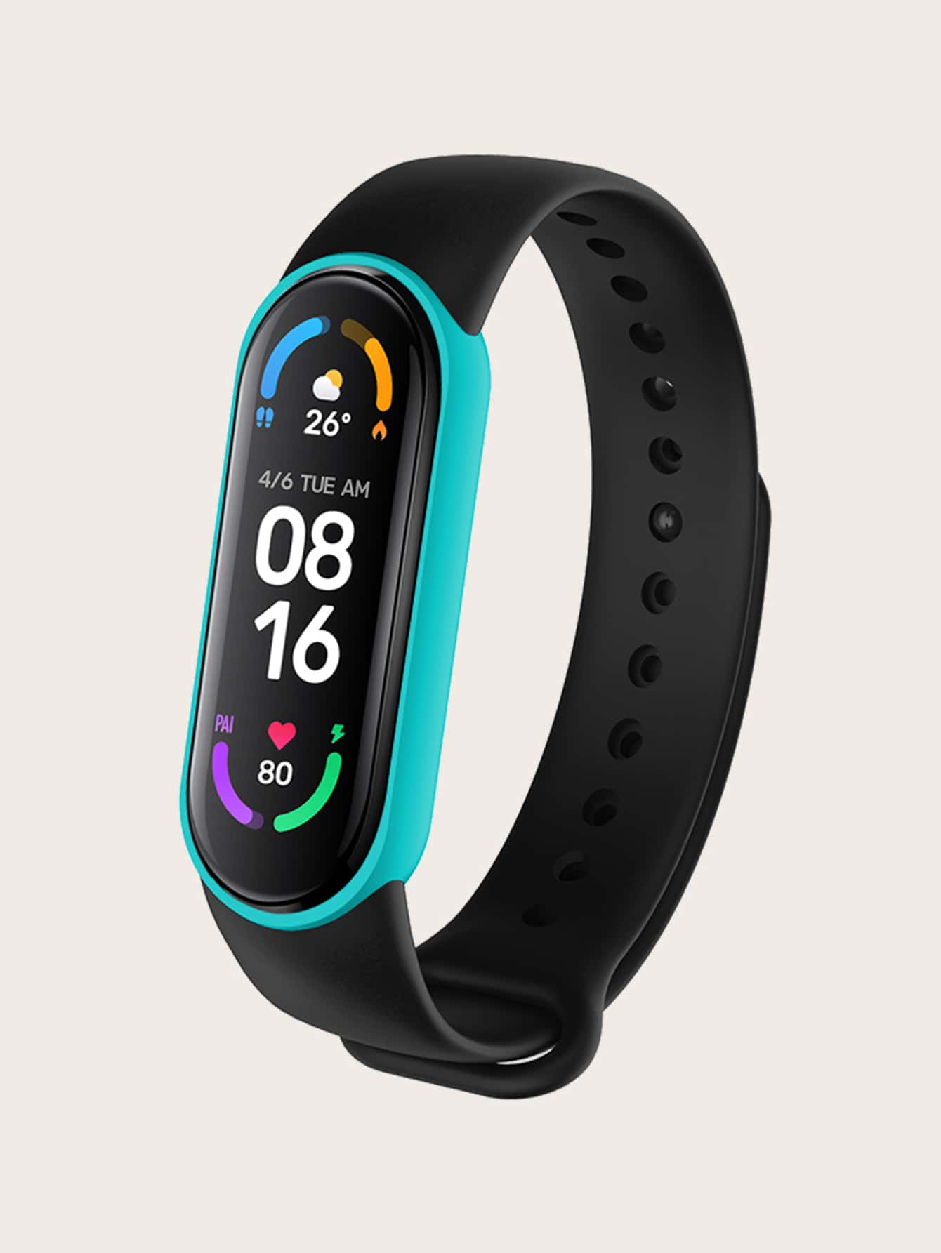 Dây đeo và vỏ silicon 2 trong 1 tương thích với Xiaomi Mi Band 5/6 - Nhiều màu - Xem 1