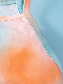 Girls Tie Dye Cami Top & Shorts - Multicolor - View 4