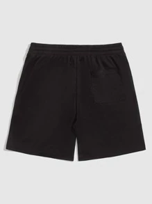 Manfinity Men 2pcs Letter Graphic Drawstring Waist Shorts - Multicolor - View 2