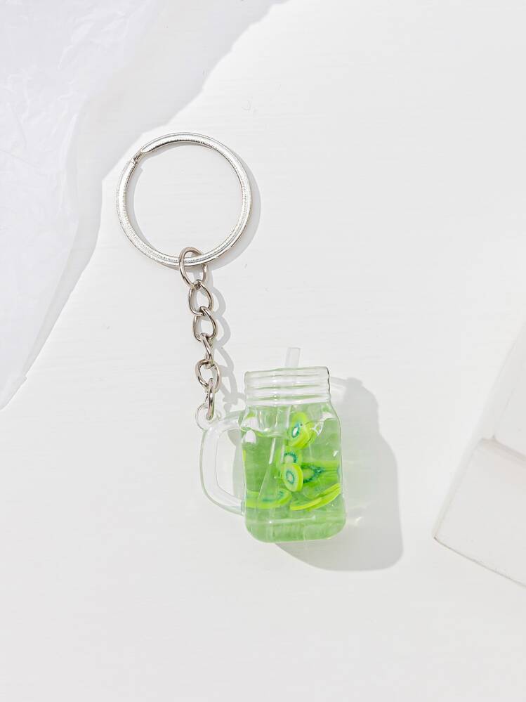 Llavero accesorio fruta jugo - Verde - Añade 1