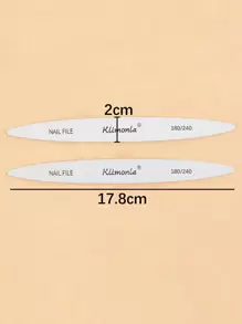 klimonla Bộ dũa móng tay bằng gỗ, dũa đánh bóng, dụng cụ làm đẹp chuyên nghiệp, làm móng chân, bộ 10 dũa móng tay dùng tại nhà và tiệm, đồ dùng làm móng, dụng cụ làm móng, dụng cụ làm móng, trở lại trường, làm móng, dụng cụ làm móng để dán móng - Xám - Xem 2