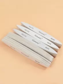 klimonla Bộ dũa móng tay bằng gỗ, dũa đánh bóng, dụng cụ làm đẹp chuyên nghiệp, làm móng chân, bộ 10 dũa móng tay dùng tại nhà và tiệm, đồ dùng làm móng, dụng cụ làm móng, dụng cụ làm móng, trở lại trường, làm móng, dụng cụ làm móng để dán móng - Xám - Xem 3