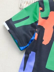 Bộ thời trang bé trai Lá thư Giải trí - Nhiều màu - Xem 4