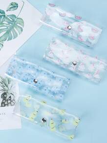 1入組卡通圖案隨機眼鏡盒 - 彩色 - 查看 2