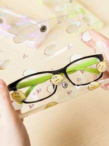 1入組卡通圖案隨機眼鏡盒 - 彩色 - 查看 3