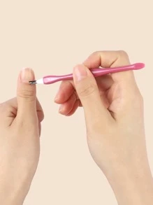 10 bộ dụng cụ loại bỏ da móng tay - Màu Hồng Tươi - Xem 3
