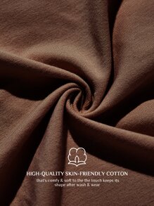 LUVLETTE Wireless Bralettes Lounge Bra - Chocolate Brown - View 10