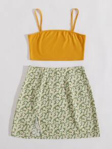 Bộ đồ hai mảnh nữ Chia Họa tiết hoa Boho - Nhiều màu - Xem 4