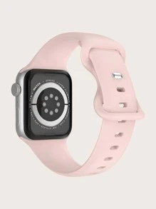Correa de reloj compatible con Apple Watch de silicona simple - Rosa Oxidada - Ver 2
