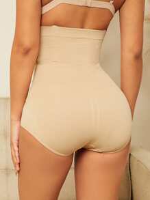 Shorts de fajas de talle alto - Albaricoque - Ver 2