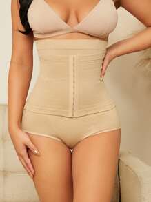 Shorts de fajas de talle alto - Albaricoque - Ver 3