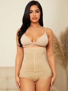 Shorts de fajas de talle alto - Albaricoque - Ver 5