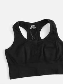 Easithlete Áo lót thể thao Nữ Gân đan màu trơn - Nhiều màu - Xem 4