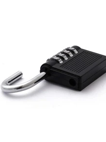 1pc Random Color Password Door Lock - Multicolor - View 3