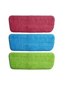1 pieza cabezal de repuesto para fregona giratoria de color aleatorio, recambio de fregona fácil de escurrir, compatible con cabezal de repuesto de fregona O Cedar, fregona de microfibra para limpieza de suelos, para fregona giratoria triangular