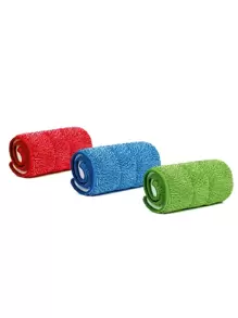 1 pieza cabezal de repuesto para fregona giratoria de color aleatorio, recambio de fregona fácil de escurrir, compatible con cabezal de repuesto de fregona O Cedar, fregona de microfibra para limpieza de suelos, para fregona giratoria triangular