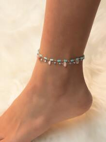 2 miếng đá & Vòng chân trang trí hình học - Nhiều màu - Xem 1