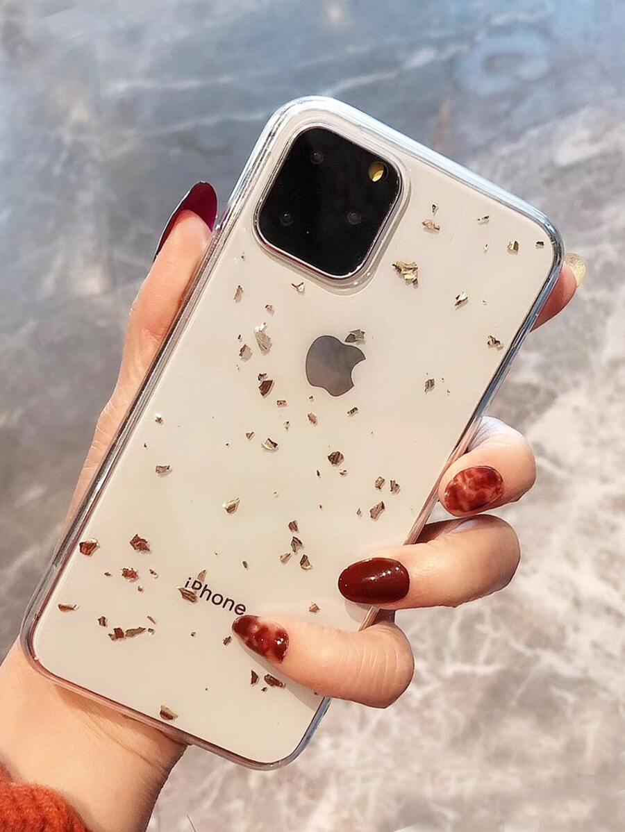 金箔透明手機殼 - 無色 - 查看 1