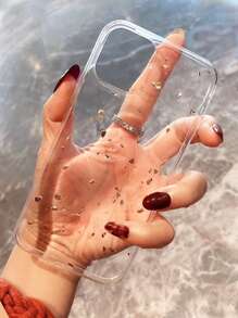 金箔透明手機殼 - 無色 - 查看 2