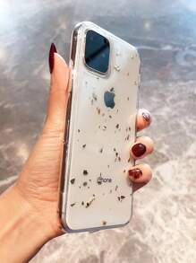 金箔透明手機殼 - 無色 - 查看 3