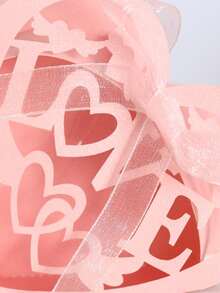 1 pieza Caja en forma de corazón - Rosa - Ver 3