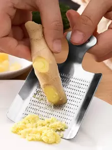 1 st. Rostfritt Stål ingefära rivare - Silver - Visa 1