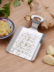 1 st. Rostfritt Stål ingefära rivare - Silver - Visa 5