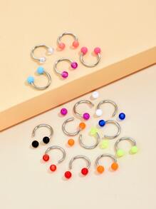 15pcs Body Piercing Jewelry Set